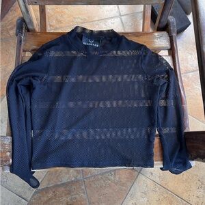 Killstar mesh Long Sleeve Top